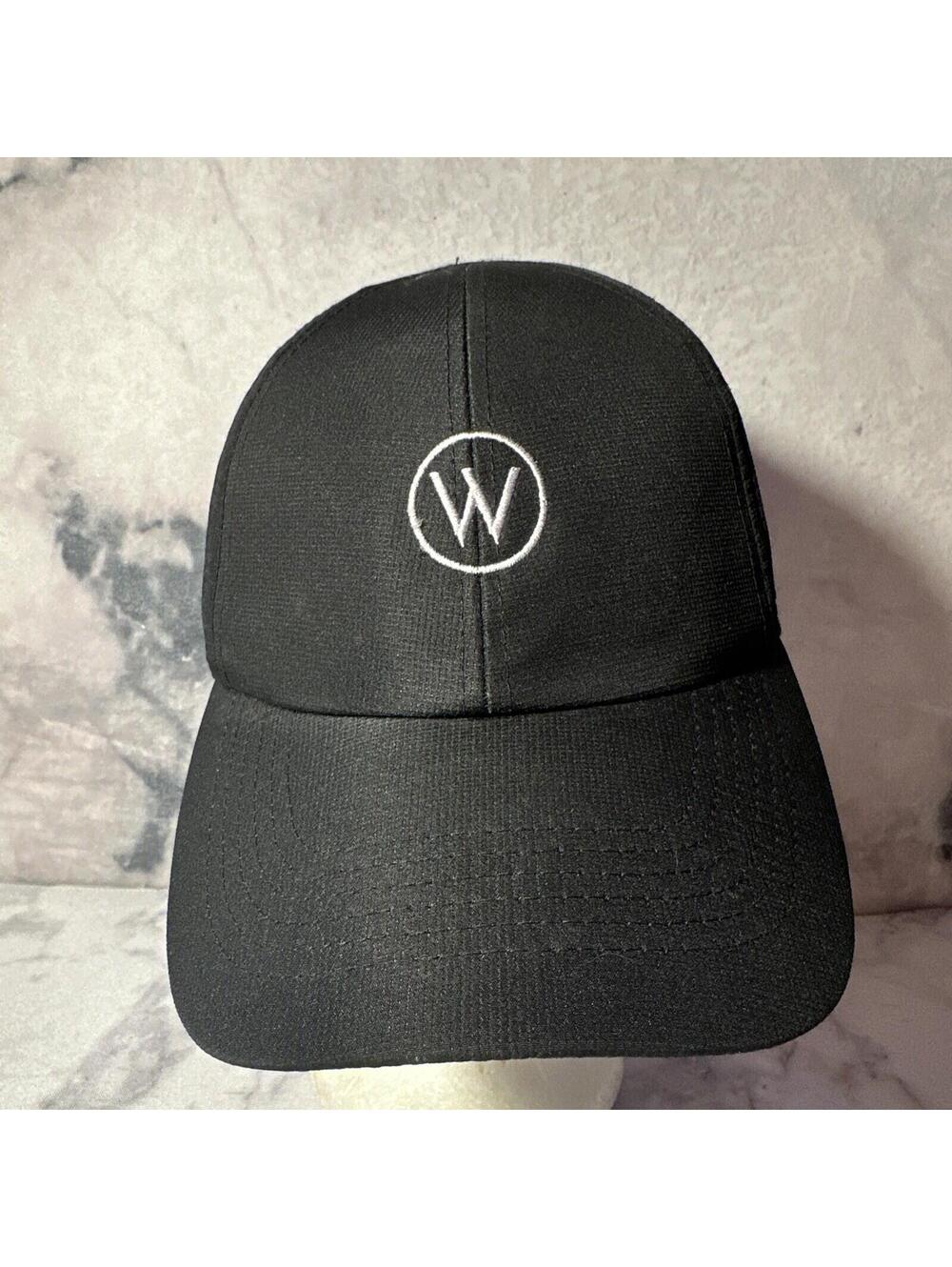 Watermark Bank Black Imperial Golf Hat Adjustable Golf Cap